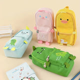Mini Pencil Case Cute Animal Design Canvas School Box