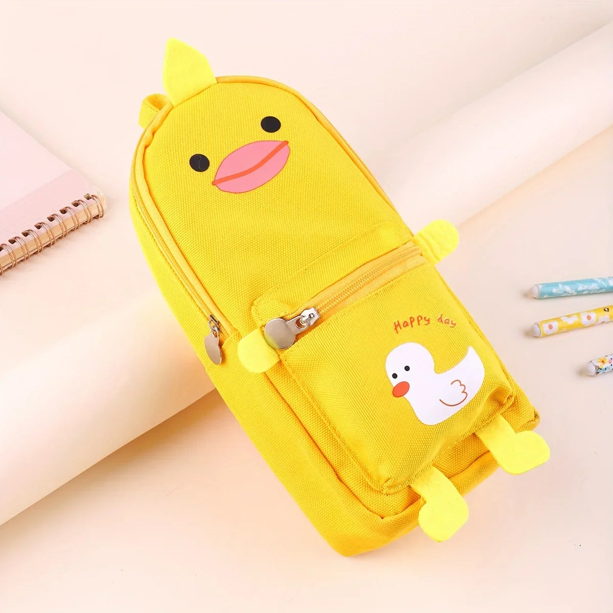 Mini Pencil Case Cute Animal Design Canvas School Box