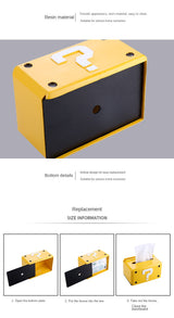 Tissue Box Super Mario Bros Resin Paper Towel Holder Game Anime Style Home Decor Accessories Car Napkin Tissue Holder Case Gifts