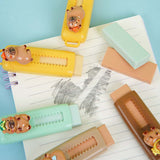 Kawaii Capybara Push-Pull Eraser Cute & Creative Portable Traceless Rubber
