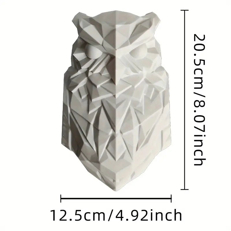 3D Owl Wall Mounted Led Lamp