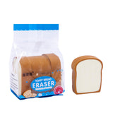 Cartoon 3D Bread-Shaped Erasers Cute School Erasers for KidsCreative Stationery