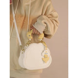 Cute Cartoon Tote Bag for Kids Outdoor Portable Crossbody Handbag