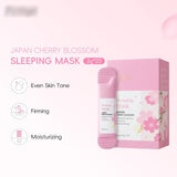 20ps Cherry Blossom Sleeping Mask Brightening, Firming & Moisturizing Night Gel (3g x 20 Sachets) SparkelsSparkels