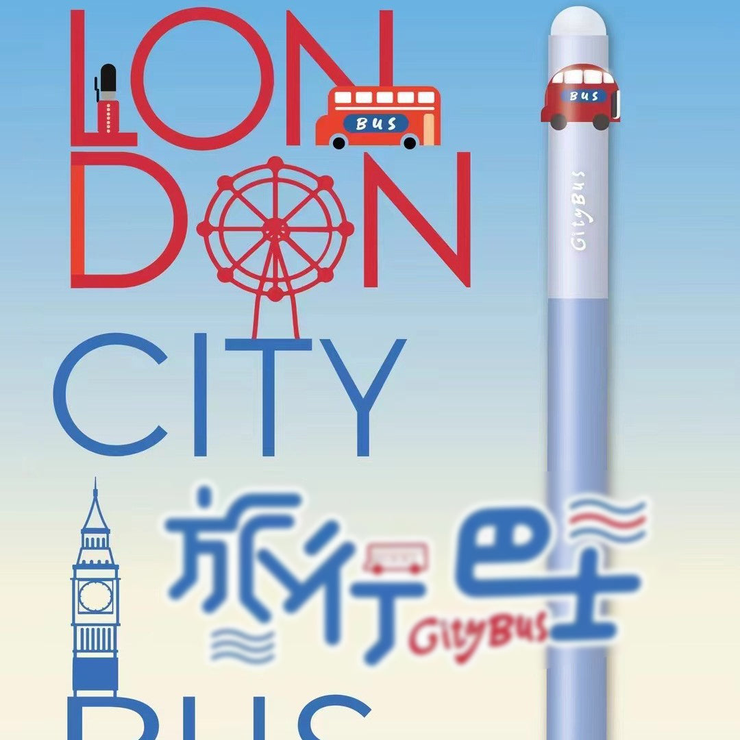 Cute Shake Head Character Gel Pen 0.5mm Smooth Black Ink