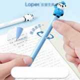 Kawaii Panda Soldier Twist Gel Pen 0.5mm Black Ink Cute Military Panda Pen