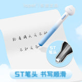 Kawaii Fufu Cloud Press Gel Pen 0.5mm Black Ink Soft Cute Writing Pen