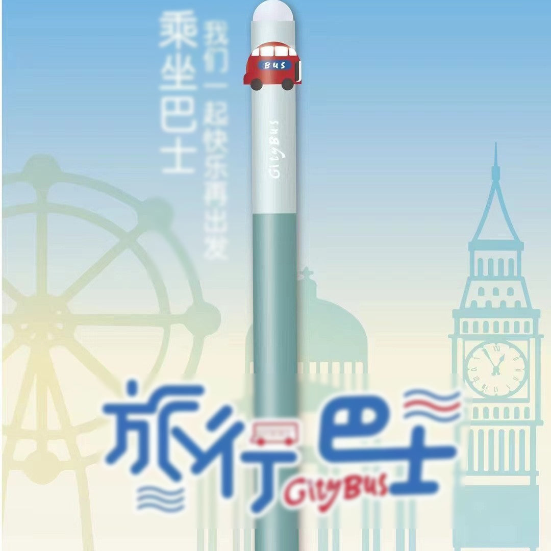 Cute Shake Head Character Gel Pen 0.5mm Smooth Black Ink