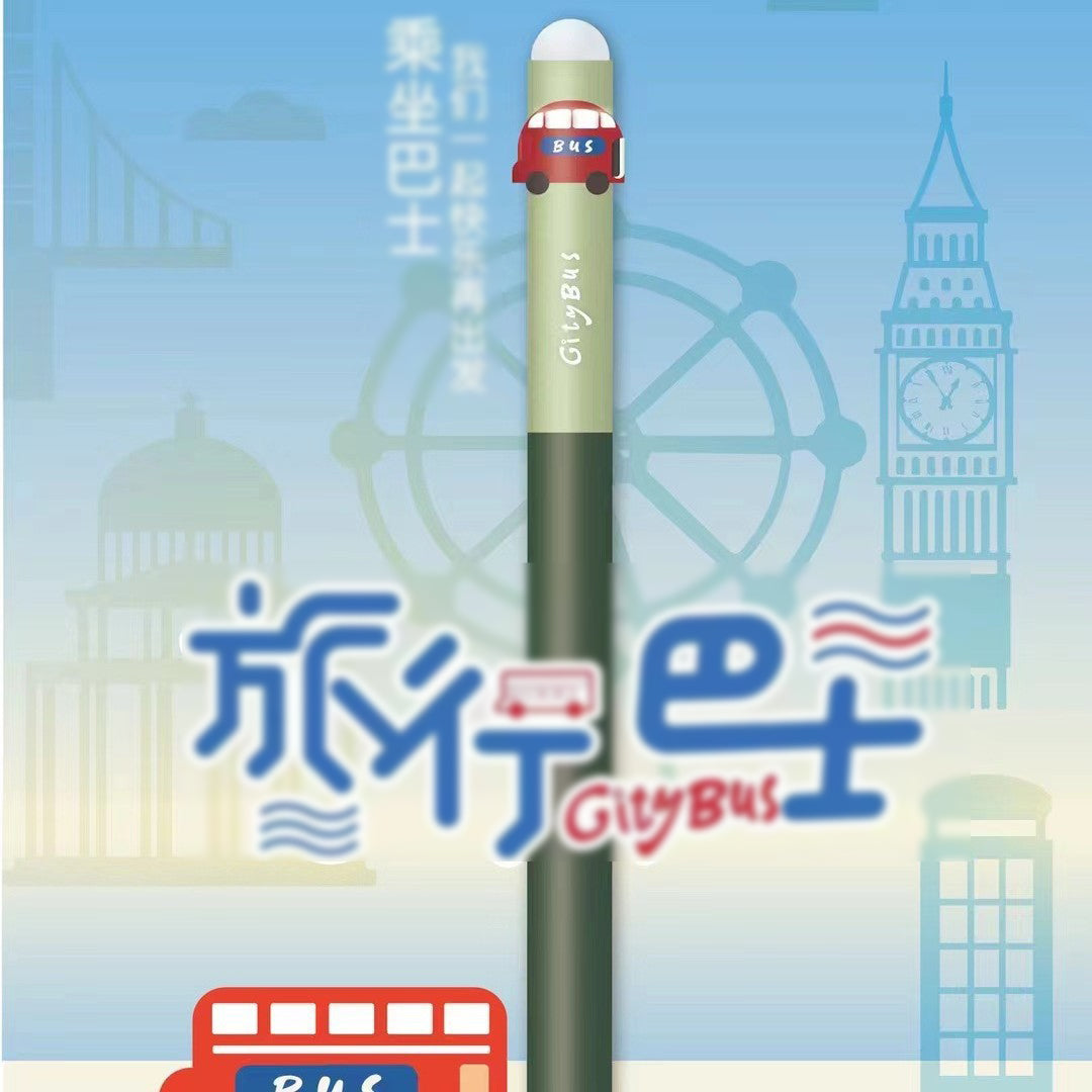 Cute Shake Head Character Gel Pen 0.5mm Smooth Black Ink