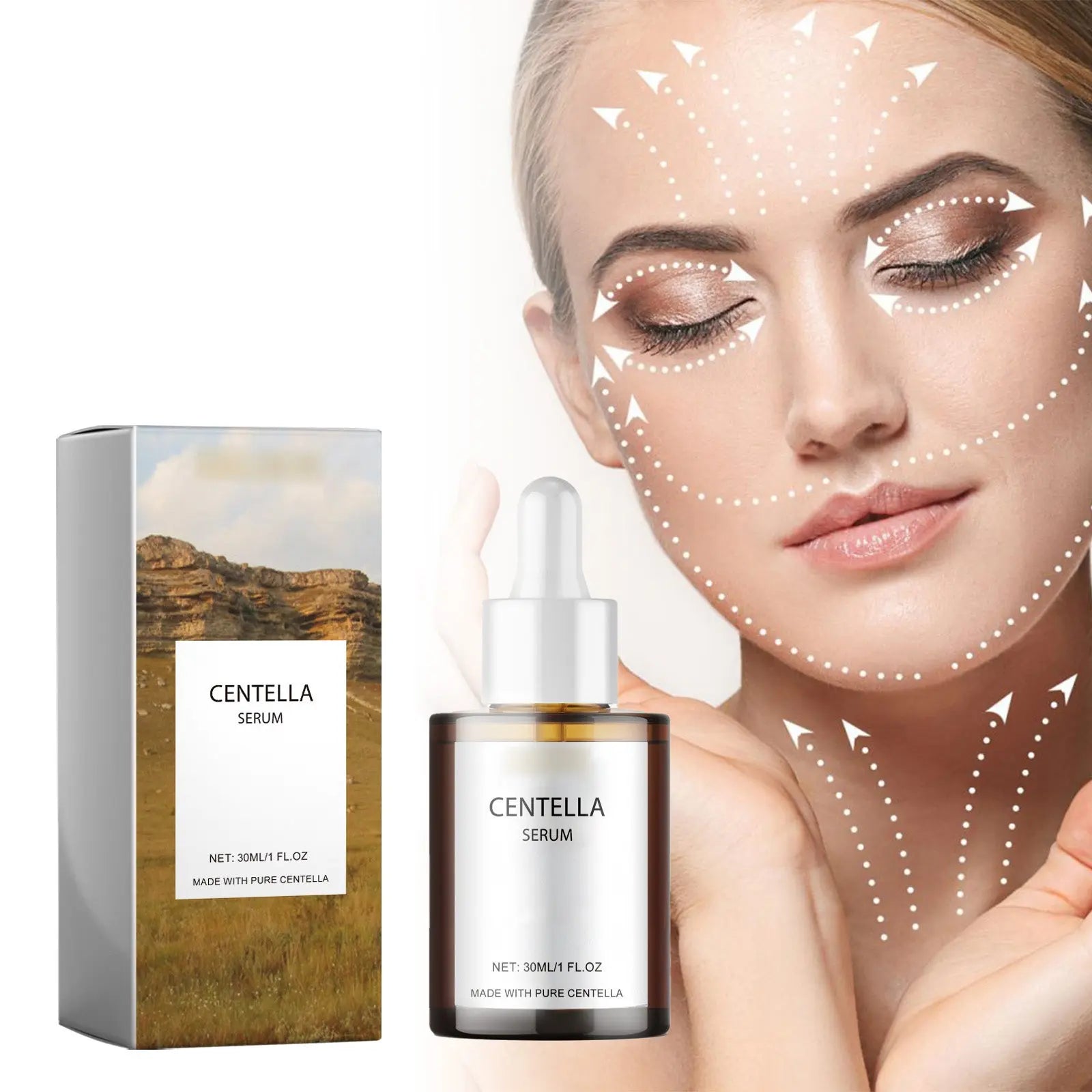 Centella Soothing & Repair Face Serum Hydrating, Calming & Skin Barrier Strengthening (30ml) SparkelsSparkels