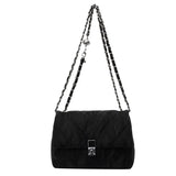 Luxury Quilted Chain Shoulder Bag for Women Elegant Lock Flap Crossbody & Evening Purse SparkelsSparkels