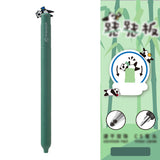 Kawaii Panda Clip Gel Pen 0.5mm Black Ink Pastel Bamboo Pen