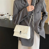 Luxury Quilted Chain Shoulder Bag for Women Elegant Lock Flap Crossbody & Evening Purse SparkelsSparkels