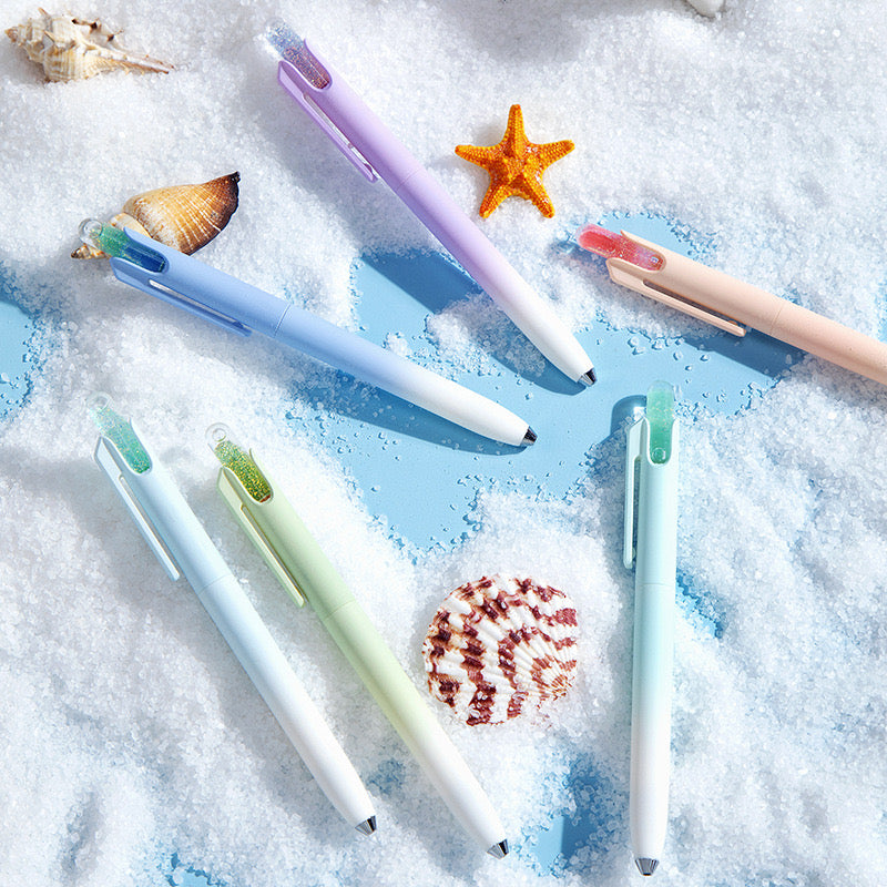 Kawaii Drift Bottle Gel Pens Pastel Writing Pens 0.5mm Fine Tip