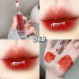 Jelly Plump Lip Oil Gloss Hydrating Tinted Lip Serum with Crystal Applicator SparkelsSparkels