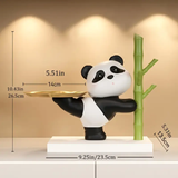 Cute Panda Decorative Storage Tray & Key HolderNordic Resin Figurine Home Decor Organizer SparkelsSparkels