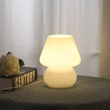 Modern Spiral LED Table Lamp Aesthetic Bedside Night Light for Bedroom & Desk