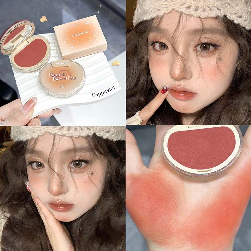 Waterproof High Pigment Matte Blush Powder Long Lasting Face Makeup