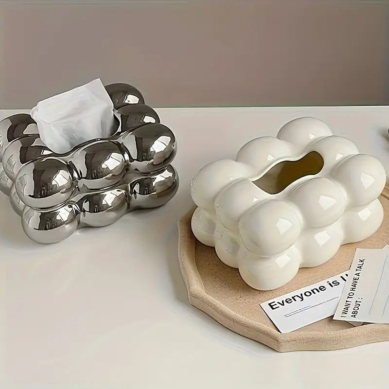 Ceramic Bubble Tissue Box HolderModern Home Décor