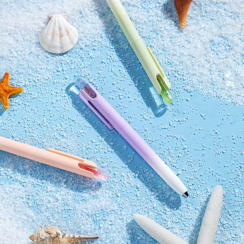 Kawaii Drift Bottle Gel Pens Pastel Writing Pens 0.5mm Fine Tip