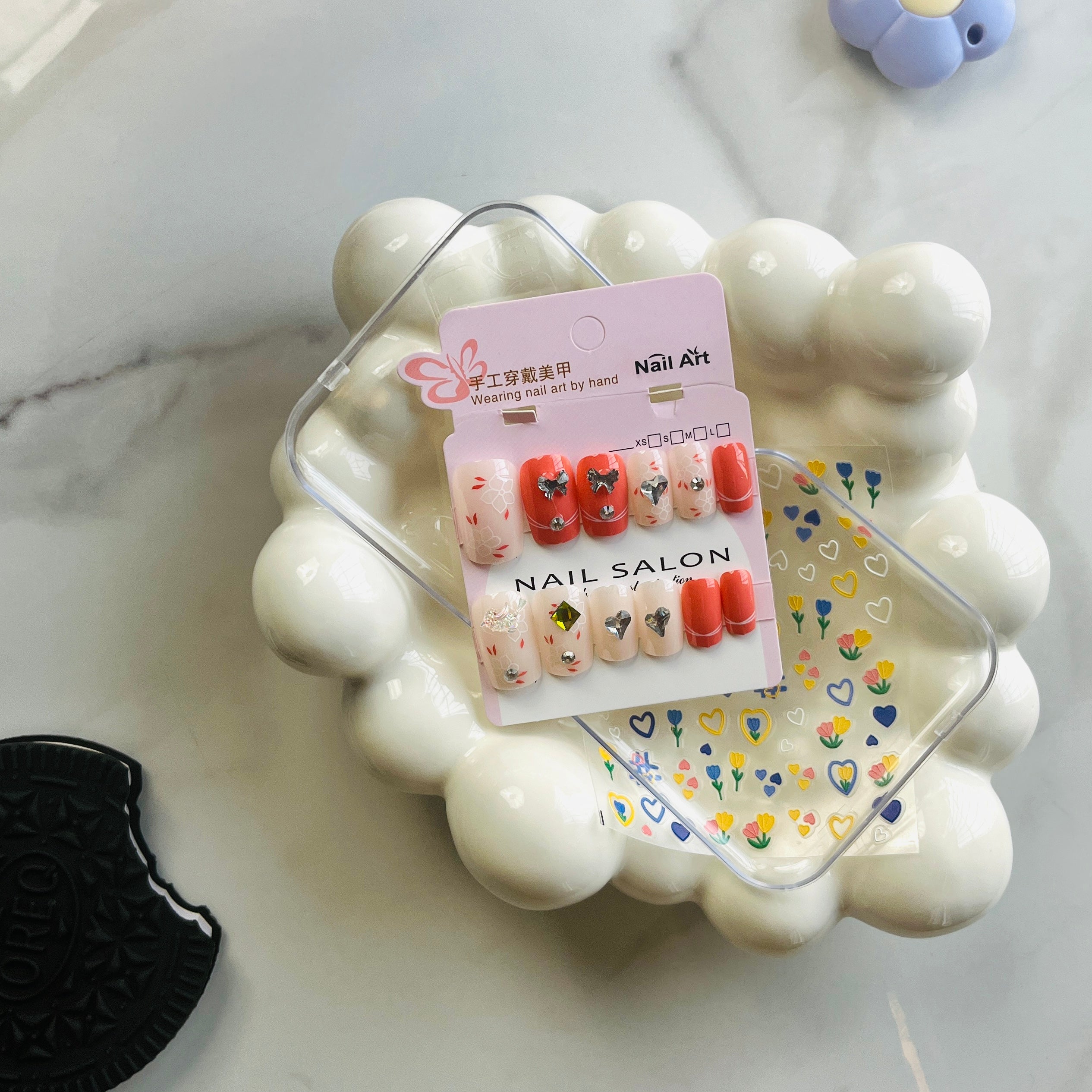 Handmade Press On Nail Art Set