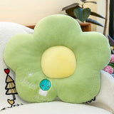 Adorable Daisy Plush Pillow Large Flower Seat Pad & Stuffed Toy Cushion for Girls