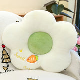 Adorable Daisy Plush Pillow Large Flower Seat Pad & Stuffed Toy Cushion for Girls