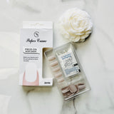 Plain Matte Press-On Nails for Girls