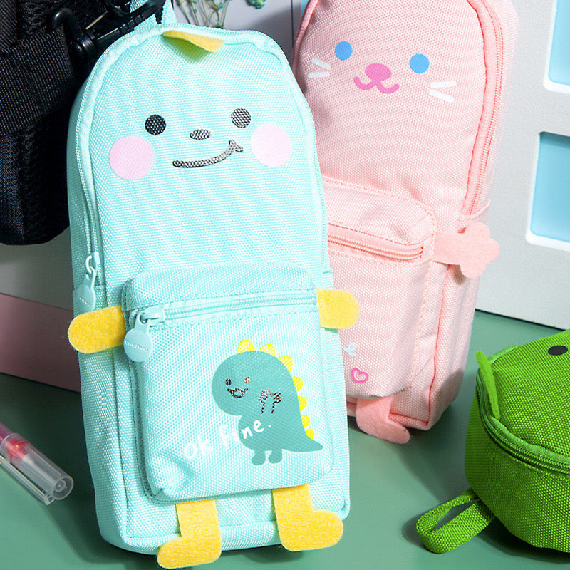 Mini Pencil Case Cute Animal Design Canvas School Box