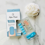 Plain Matte Press-On Nails for Girls