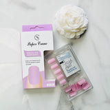 Plain Matte Press-On Nails for Girls