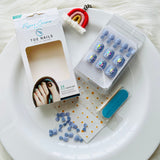 Crystal & Glitter Design Toe Nail Art Set