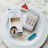 Crystal & Glitter Design Toe Nail Art Set