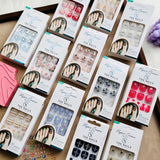 Crystal & Glitter Design Toe Nail Art Set