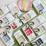 Crystal & Glitter Design Toe Nail Art Set