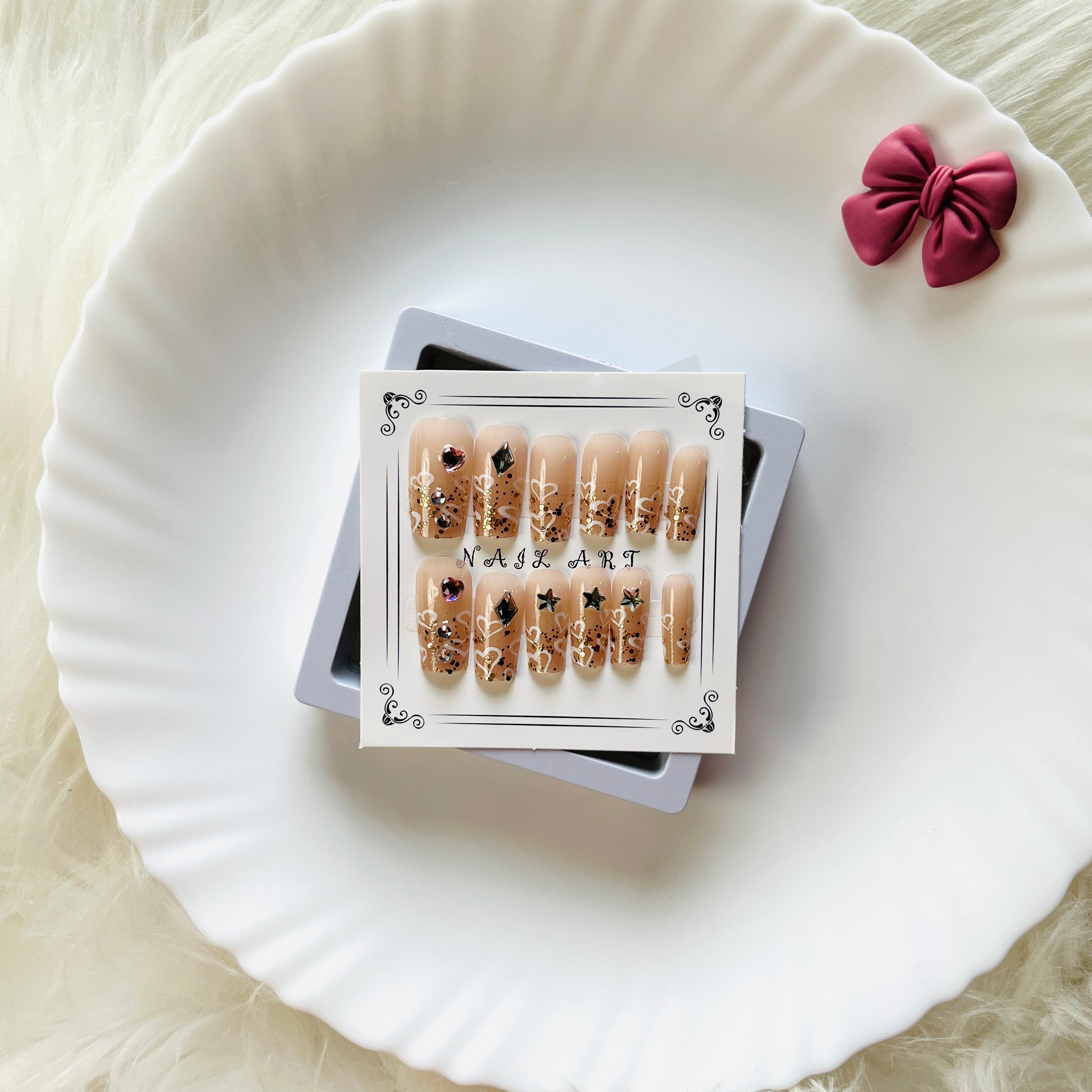 Newly Designed Cute Nail Stickers for Girls Perfect for Kids Parties & Fashion