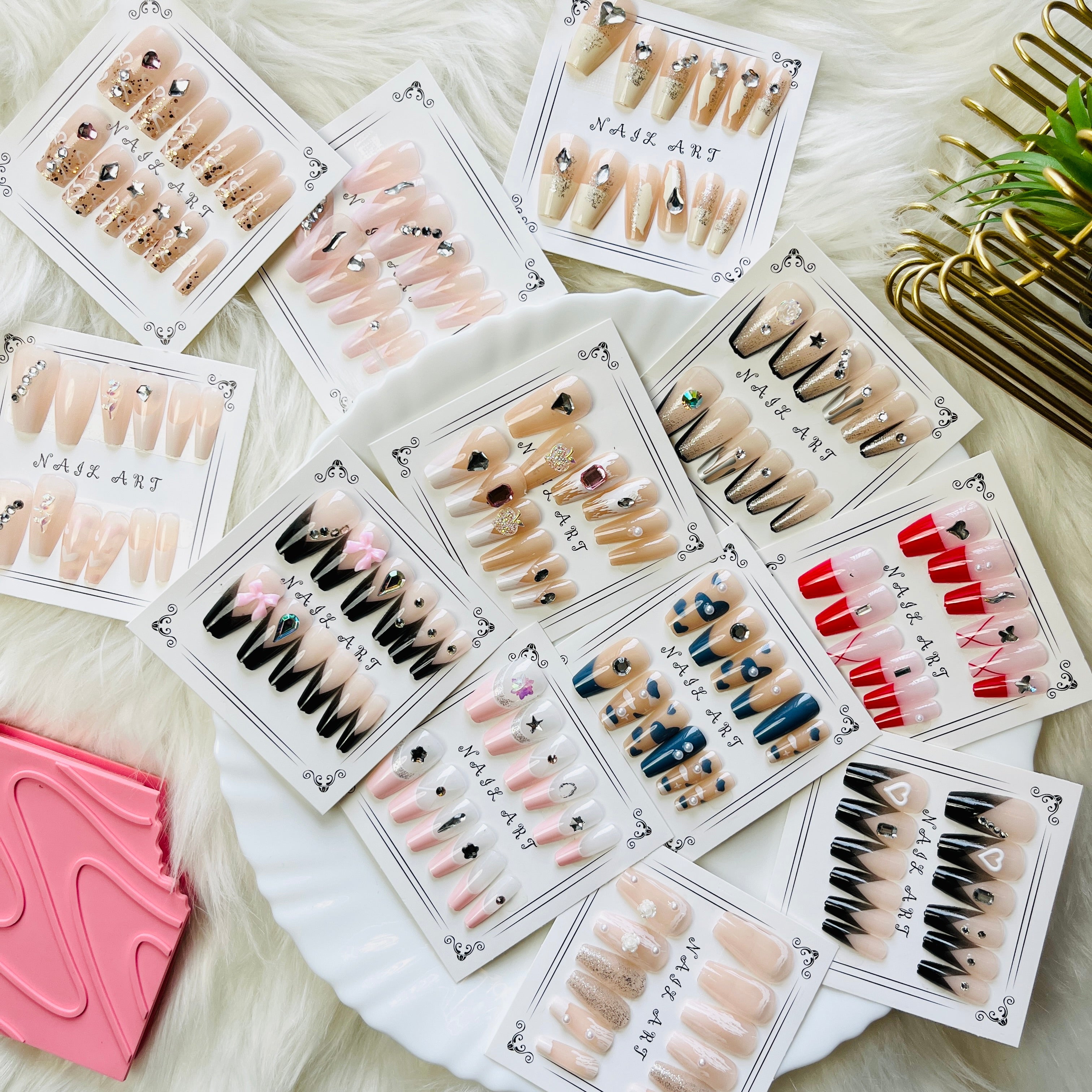 Newly Designed Cute Nail Stickers for Girls Perfect for Kids Parties & Fashion