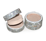 High End Pink Jewelry Storage Box Elegant Organizer for Earrings, Rings & Necklaces