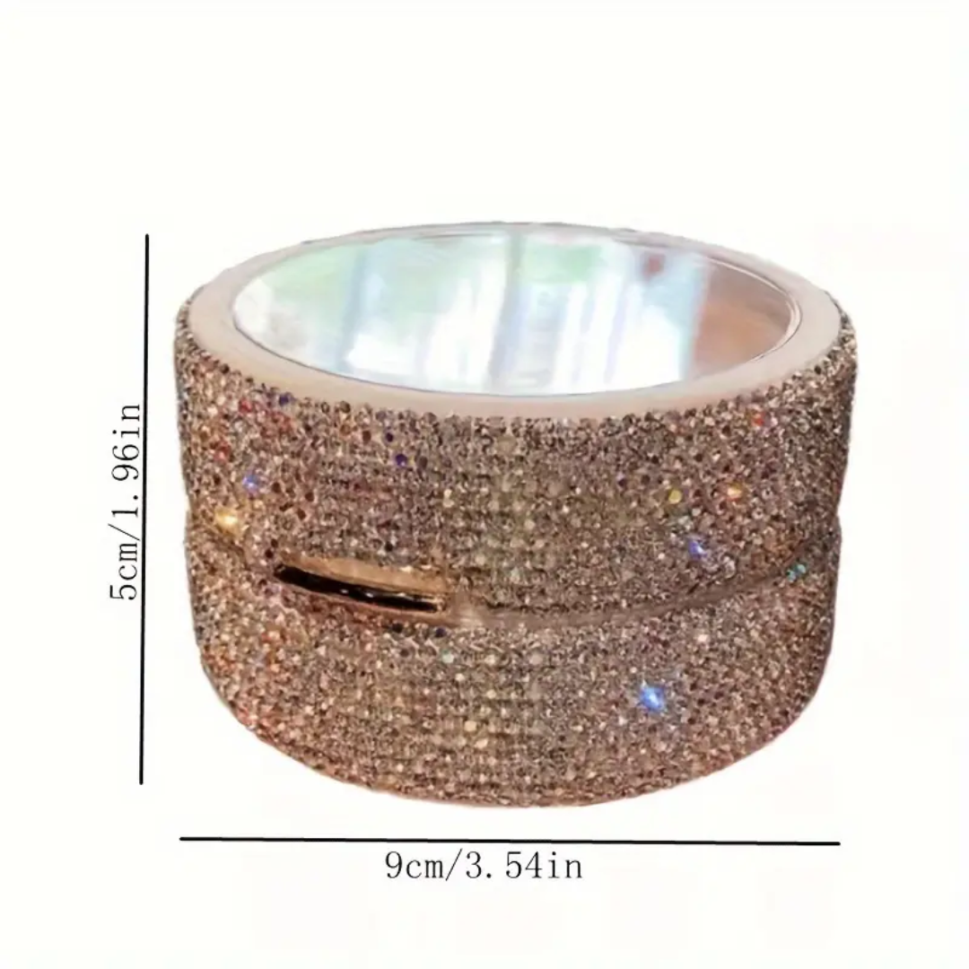 High End Pink Jewelry Storage Box Elegant Organizer for Earrings, Rings & Necklaces