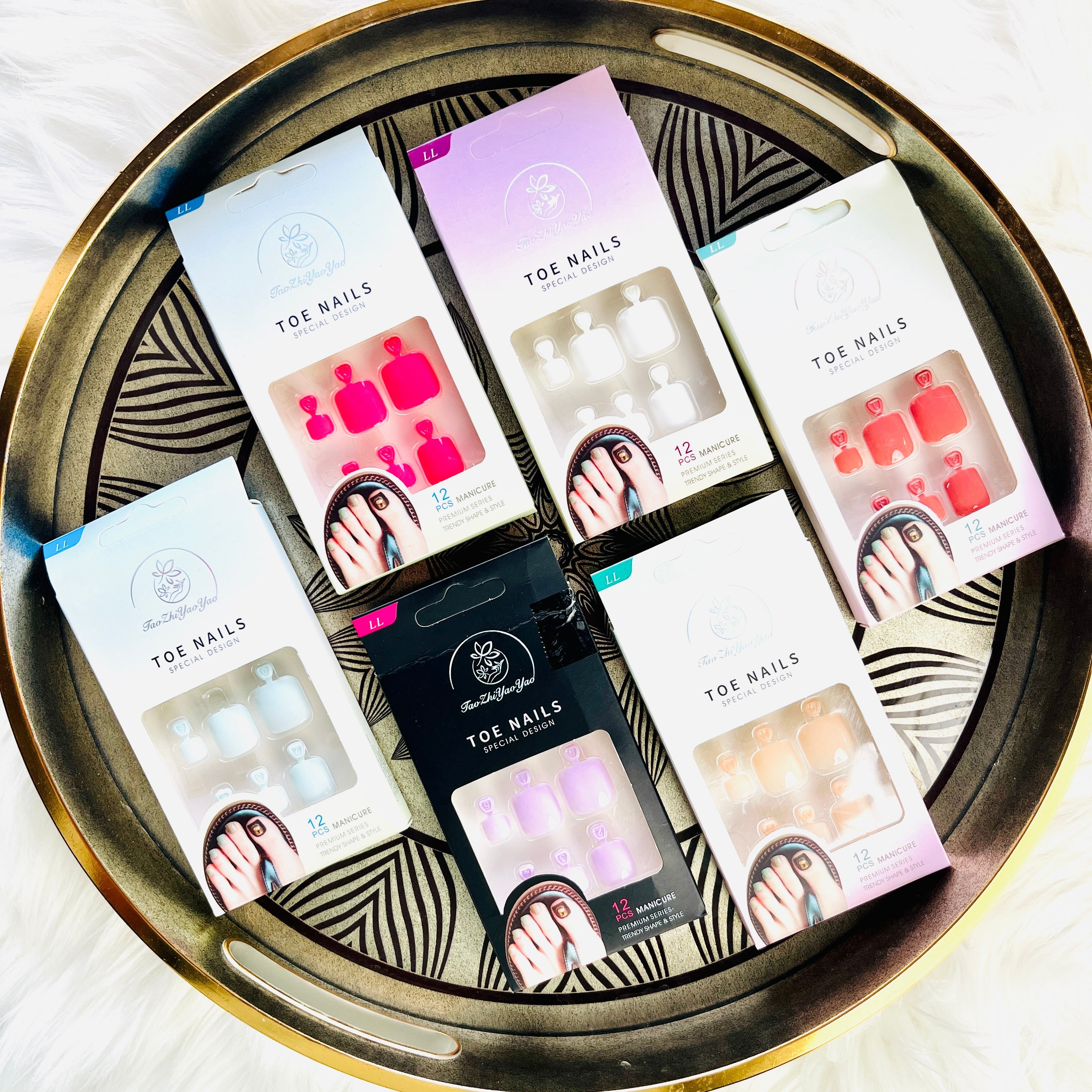 Solid Color Toenail Stickers Easy Self Adhesive Nail Wraps