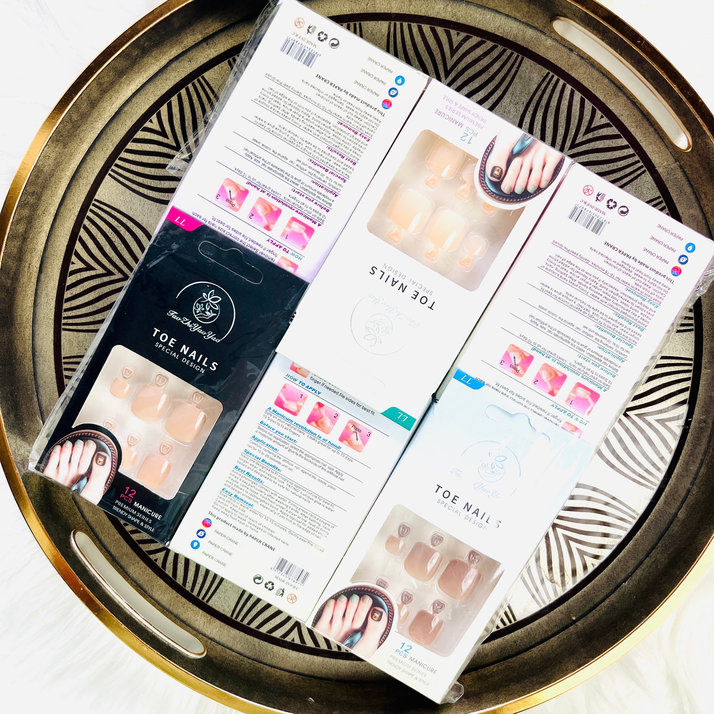 Solid Color Toenail Stickers Easy Self Adhesive Nail Wraps