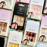 Solid Color Toenail Stickers Easy Self Adhesive Nail Wraps