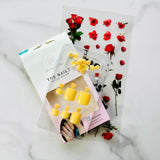 Solid Color Toenail Stickers Easy Self Adhesive Nail Wraps