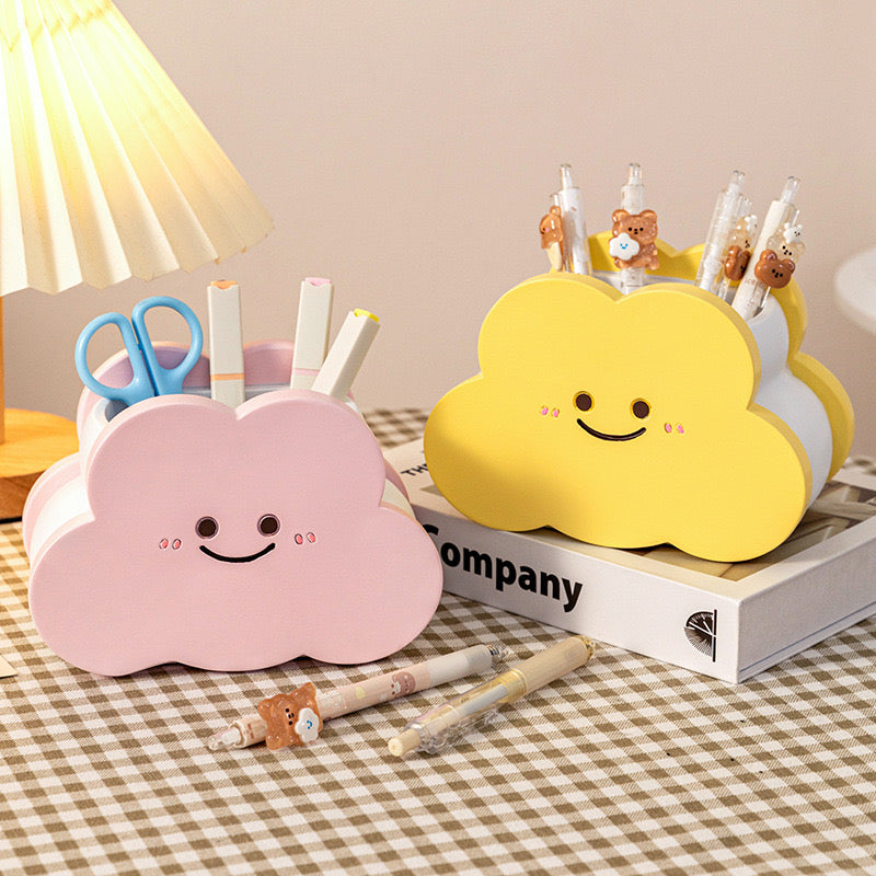 Festival Gift Resin Pen Holder Figurine Decorative Miniature Desk Organizer for Students & Office Desktop