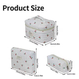 Cherry Design Travel Cosmetic Bag Large Capacity Portable Wash Bag