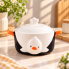 Kawaii Cute Chick Ceramic Bowl with Lid