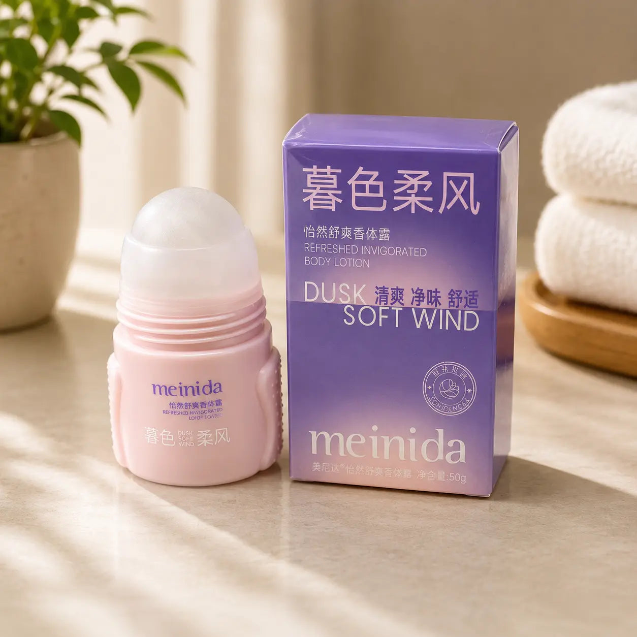 Dusk Soft Wind Refreshing Body Lotion Roll On 50g