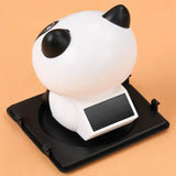 Solar Powered Cute Panda Bobblehead Dashboard Decoration
