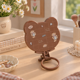 Cute Bear-Shaped Folding Pocket Mirror