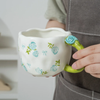Hand Painted Floral Blossom Garden Ceramic Mug